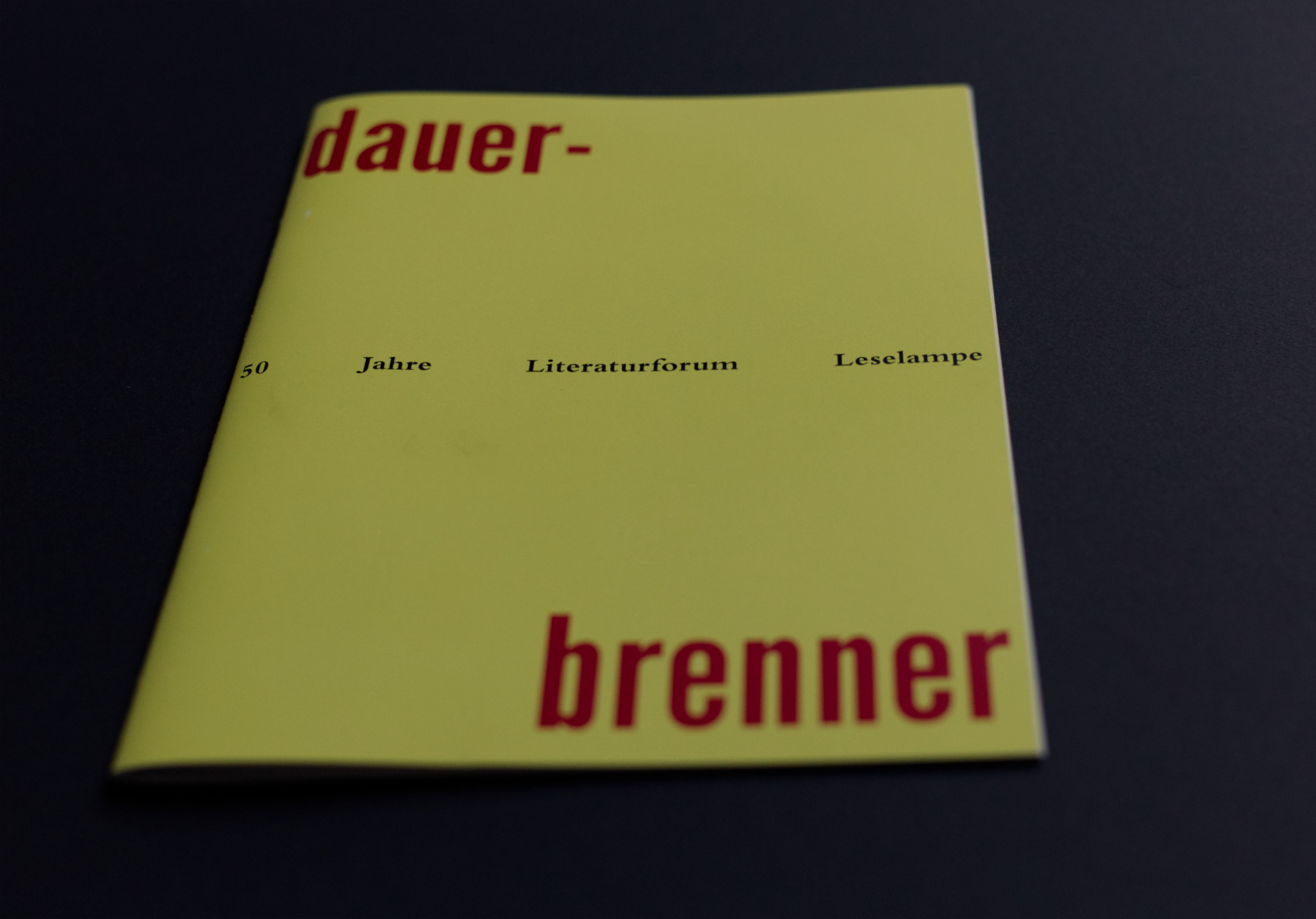 Cover brochure. Title and Subtitle on blank background.