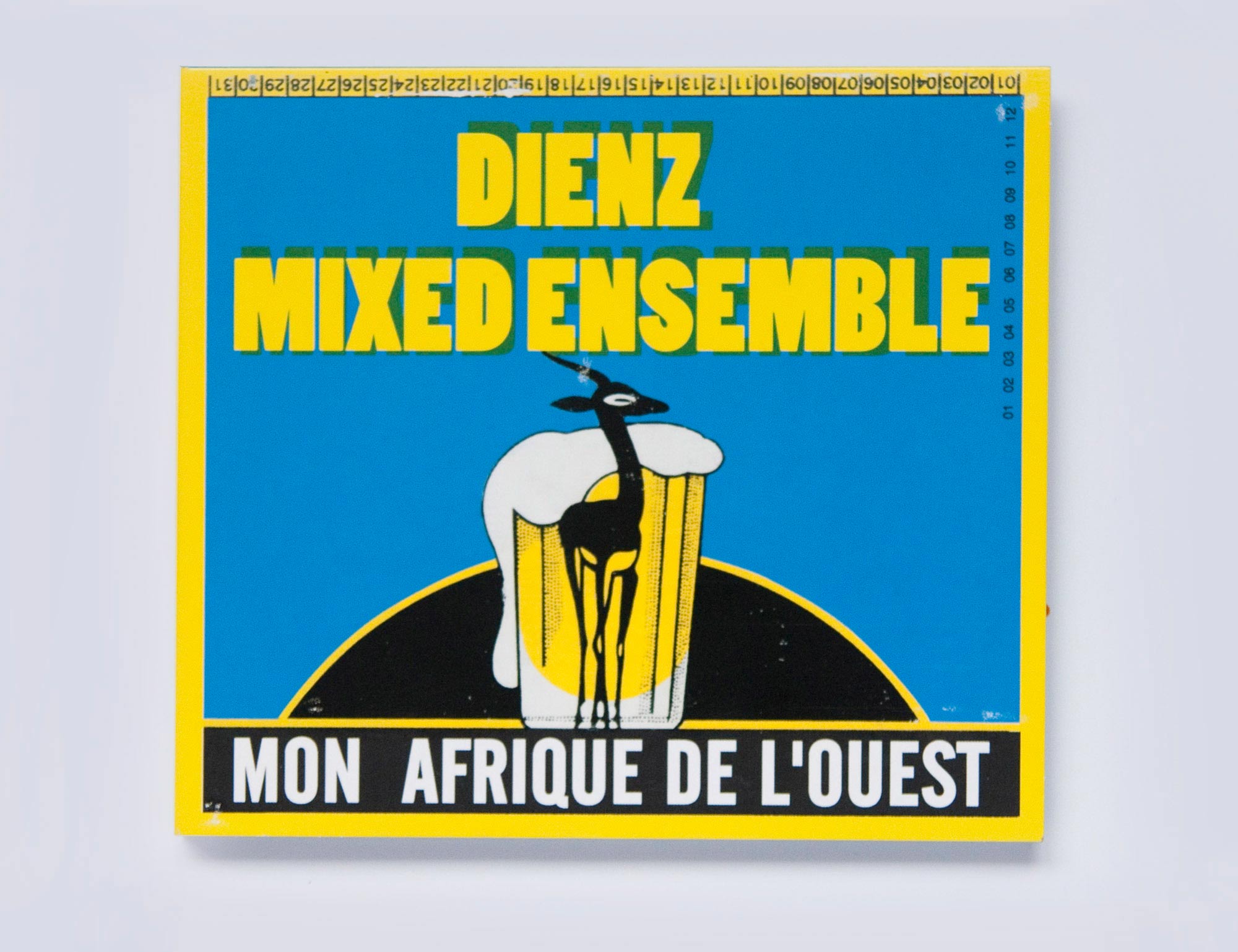 Illustrated CD cover with antilope in front of beer mug. Large title font.