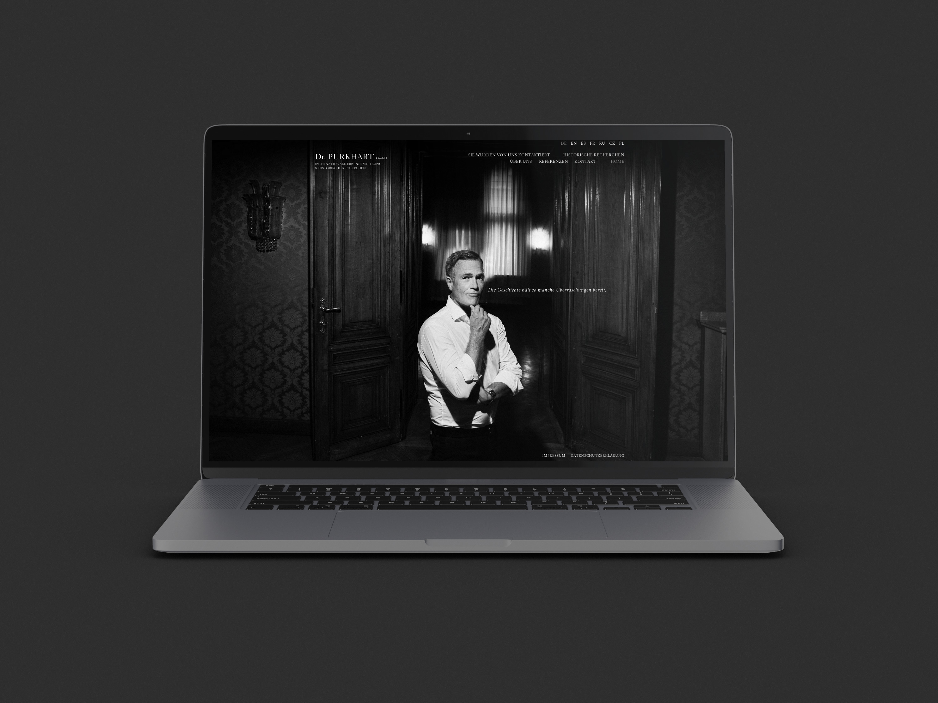 Screenshot Website.